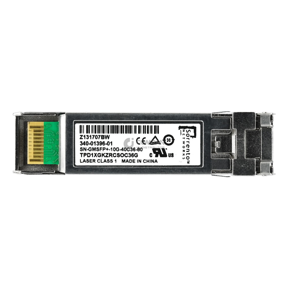 340-01396-01 SORRENTO 10GB SFP+ OPTICAL TRANSCEIVER SN-GMSFP+-10G-40C36-80